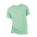 Mint Triblend - Front - Canvas Mens Triblend Crew Neck Plain Short Sleeve T-Shirt