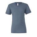 Denim Triblend - Front - Canvas Mens Triblend Crew Neck Plain Short Sleeve T-Shirt