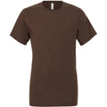 Brown Triblend - Front - Canvas Mens Triblend Crew Neck Plain Short Sleeve T-Shirt