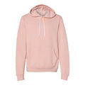 Peach - Front - Canvas Unisex Pullover Hooded Sweatshirt - Hoodie