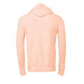 Peach - Back - Canvas Unisex Pullover Hooded Sweatshirt - Hoodie