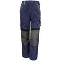 Navy-Black - Front - Result Mens Technical Work Trousers (Reg 32 Inch Leg)