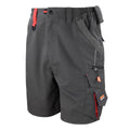 Grey-Black - Front - Result Workguard Unisex Technical Work Shorts