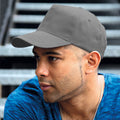 Dove Grey - Back - Result Unisex Core Houston 5 Panel Printers Baseball Cap