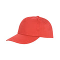 Red - Front - Result Unisex Core Houston 5 Panel Printers Baseball Cap