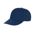 Navy Blue - Front - Result Unisex Core Houston 5 Panel Printers Baseball Cap