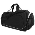 Black-Light Grey - Front - Quadra Pro Team Jumbo Kit Bag - Holdall (115 Litres)