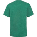 Retro Heather Green - Back - Fruit Of The Loom Childrens-Kids Valueweight T-Shirt