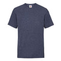 Vintage Heather Navy - Front - Fruit Of The Loom Childrens-Kids Valueweight T-Shirt