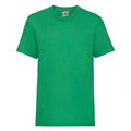 Kelly Green - Front - Fruit Of The Loom Childrens-Kids Valueweight T-Shirt