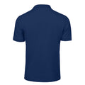 Indigo - Back - Tee Jays Mens Luxury Stretch Short Sleeve Polo Shirt