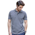 Flint Stone - Side - Tee Jays Mens Luxury Stretch Short Sleeve Polo Shirt