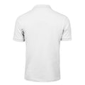 White - Back - Tee Jays Mens Luxury Stretch Short Sleeve Polo Shirt