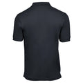 Dark Grey - Back - Tee Jays Mens Luxury Stretch Short Sleeve Polo Shirt