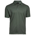 Deep Green - Front - Tee Jays Mens Luxury Stretch Short Sleeve Polo Shirt