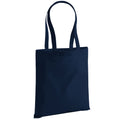 French Navy - Front - Westford Mill EarthAware Organic Bag For Life (10 Litres)