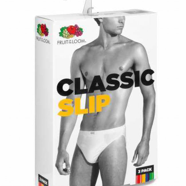 Fruit Of The Loom Mens Classic Slip Briefs (Pack Of 3) 67012 SS703