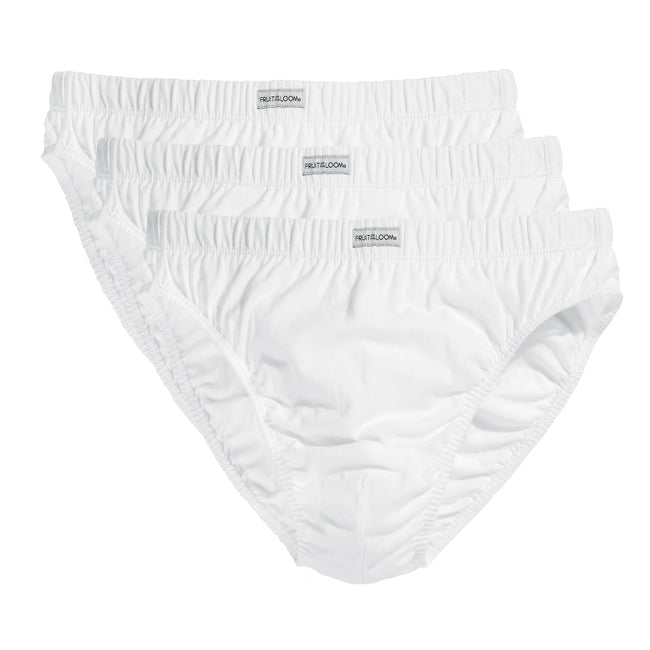 Fruit of the Loom Men's Basic Brief Underwear, White, Small (Pack