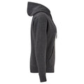 Dark Heather - Back - Fruit Of The Loom Ladies Lady Fit Hooded Sweatshirt - Hoodie