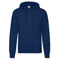 Deep Navy - Front - Fruit Of The Loom Mens Hooded Sweatshirt - Hoodie