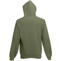 Classic Olive - Back - Fruit Of The Loom Mens Hooded Sweatshirt - Hoodie