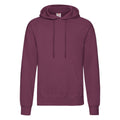 Light Pink - Side - Fruit Of The Loom Mens Hooded Sweatshirt - Hoodie