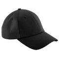 Black - Front - Beechfield Unisex Authentic 6 Panel Baseball Cap