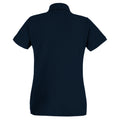 Midnight Blue - Back - Fruit of the Loom Womens-Ladies Lady Fit Short-Sleeved Polo Shirt