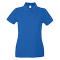 Cobalt - Front - Fruit of the Loom Womens-Ladies Lady Fit Short-Sleeved Polo Shirt