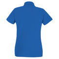 Cobalt - Back - Fruit of the Loom Womens-Ladies Lady Fit Short-Sleeved Polo Shirt