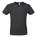 Used Black - Front - B&C Mens #E150 Tee