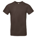 Brown - Front - B&C Mens #E190 Tee