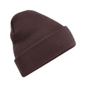 Chocolate - Front - Beechfield Unisex Adults Original Cuffed Beanie