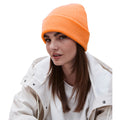 Fluorescent Orange - Back - Beechfield Unisex Adults Original Cuffed Beanie