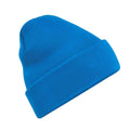 Sapphire Blue - Front - Beechfield Unisex Adults Original Cuffed Beanie