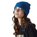 Sapphire Blue - Back - Beechfield Unisex Adults Original Cuffed Beanie