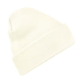 Soft White - Front - Beechfield Unisex Adults Original Cuffed Beanie