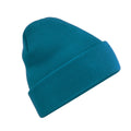 Teal Blue - Front - Beechfield Unisex Adults Original Cuffed Beanie