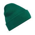 Bottle Green - Front - Beechfield Unisex Adults Original Cuffed Beanie