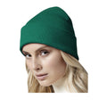 Bottle Green - Back - Beechfield Unisex Adults Original Cuffed Beanie