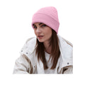 Classic Pink - Back - Beechfield Unisex Adults Original Cuffed Beanie