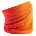 Geo Orange - Front - Beechfield Unisex Adults Geometric Morf