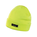 Fluoresent Orange - Front - Result Unisex Lightweight Thermal Winter Thinsulate Hat (3M 40g) (Pack of 2)