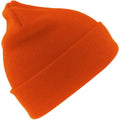 Fluoresent Orange - Back - Result Unisex Lightweight Thermal Winter Thinsulate Hat (3M 40g) (Pack of 2)