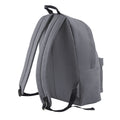 Graphite - Back - Bagbase Maxi Fashion Backpack - Rucksack - Bag (22 Litres) (Pack of 2)