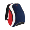 F Navy-Classic Red-White - Front - Bagbase Teamwear Backpack - Rucksack (21 Litres) (Pack of 2)