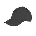 Black - Front - Result Unisex Core Memphis 6 Panel Baseball Cap (Pack of 2)