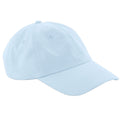 Pastel Blue - Front - Beechfield Unisex Low Profile 6 Panel Dad Cap (Pack Of 2)