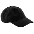 Black - Front - Beechfield Unisex Low Profile 6 Panel Dad Cap (Pack Of 2)