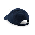 Navy Blue - Back - Beechfield Unisex Low Profile 6 Panel Dad Cap (Pack Of 2)